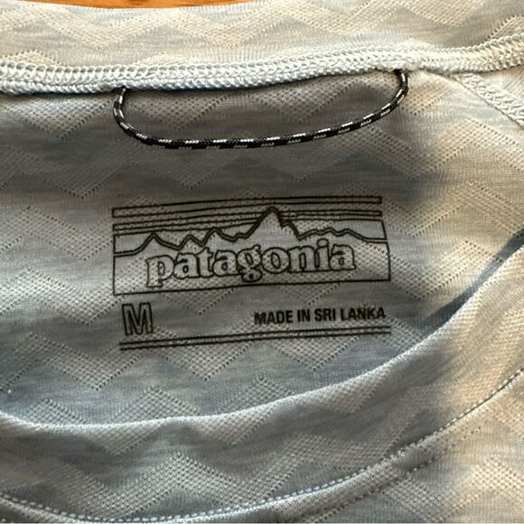 Patagonia Men's Sky Blue Short Sleeve Tee - Picture 4 of 8